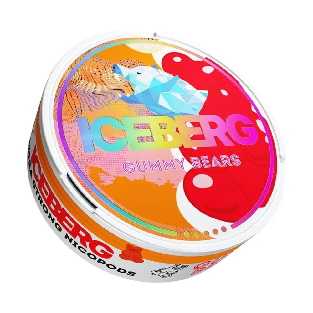 Iceberg Nicotine Pouches 10 Packs Gummy Bears
