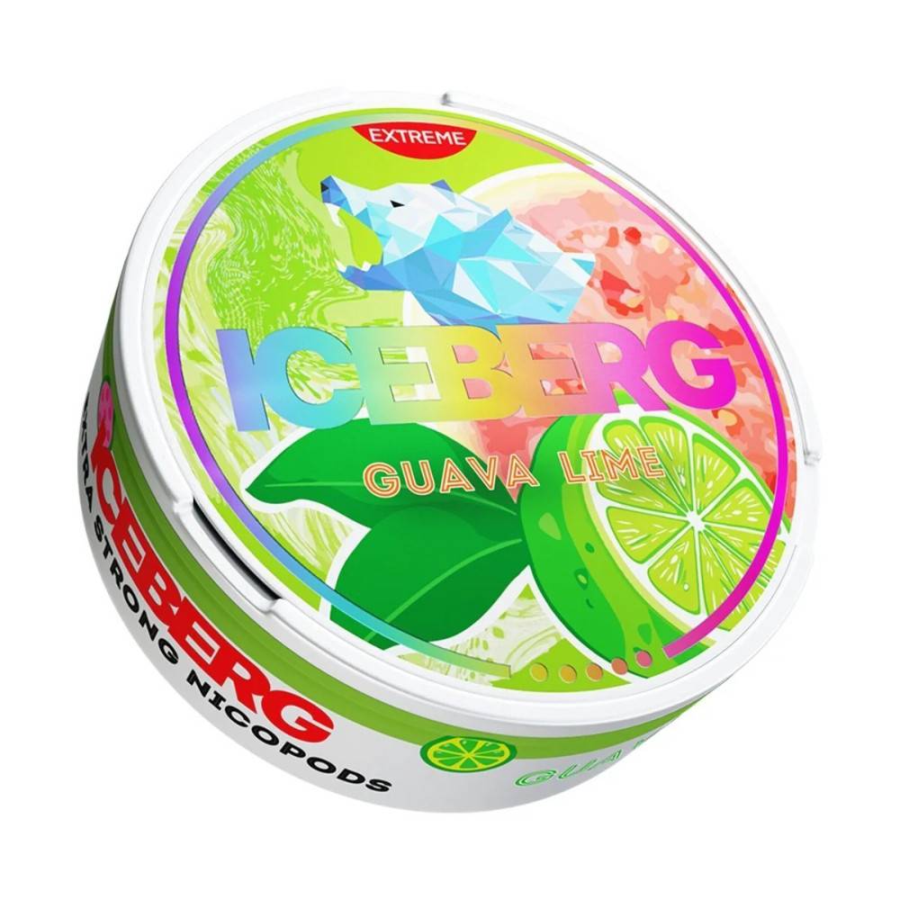 Iceberg Nicotine Pouches 10 Packs Guava Lime