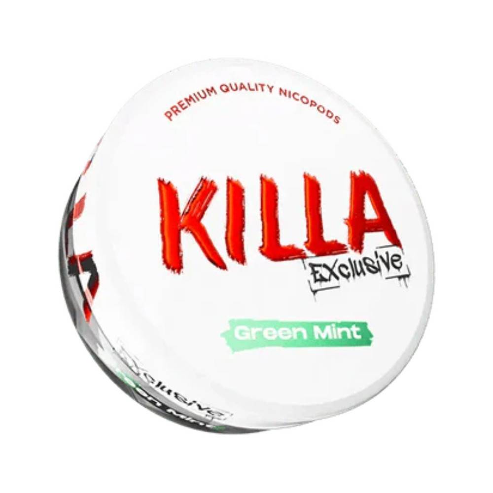 Killa Nicotine Pouches 10 Packs Green Mint 16mg