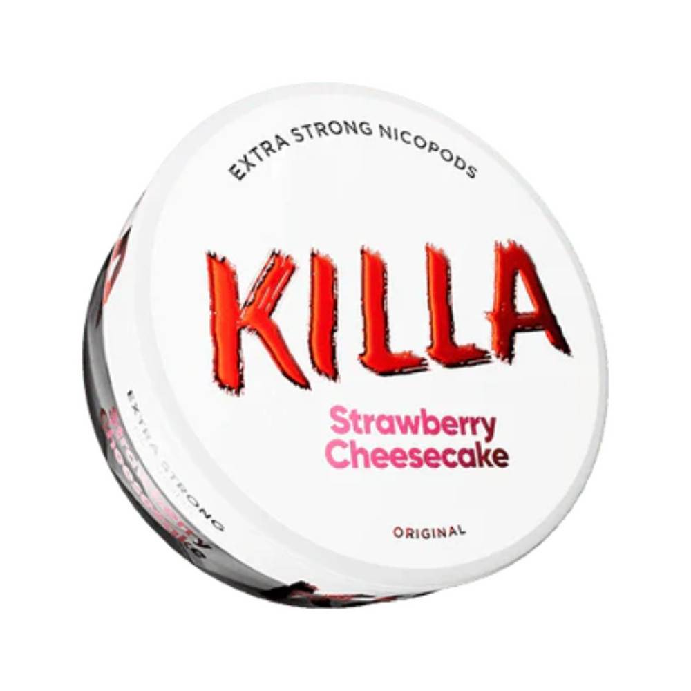 Killa Nicotine Pouches 10 Packs Strawberry Cheesecake 16mg
