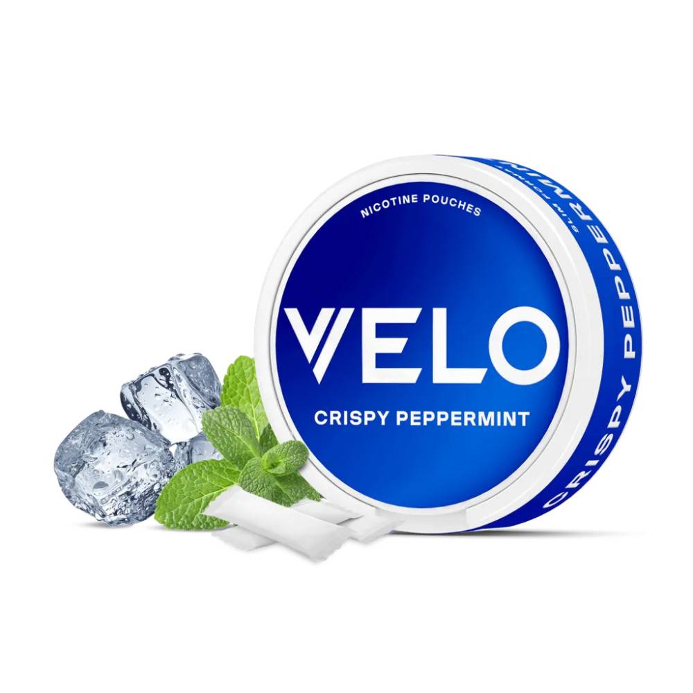 Velo Nicotine Pouches 10 Packs Crispy Peppermint (Ice Cool)