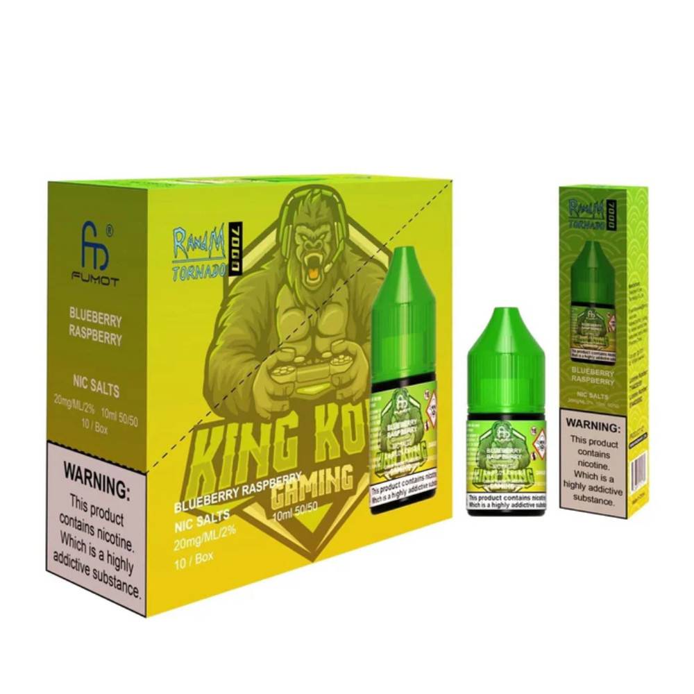 RandM 7000 Nic Salts E-Liquids 10ml Box of 10 Blueberry Raspberry