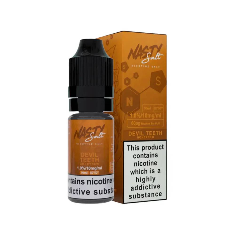 Nasty Juice Nic Salts e liquids 10ml Box of 10 Devil Teeth 20mg