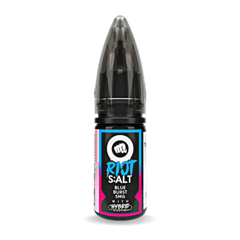 Riot Squad Nic Salt e liquids 10ml Box of 10 Blue Burst 20mg