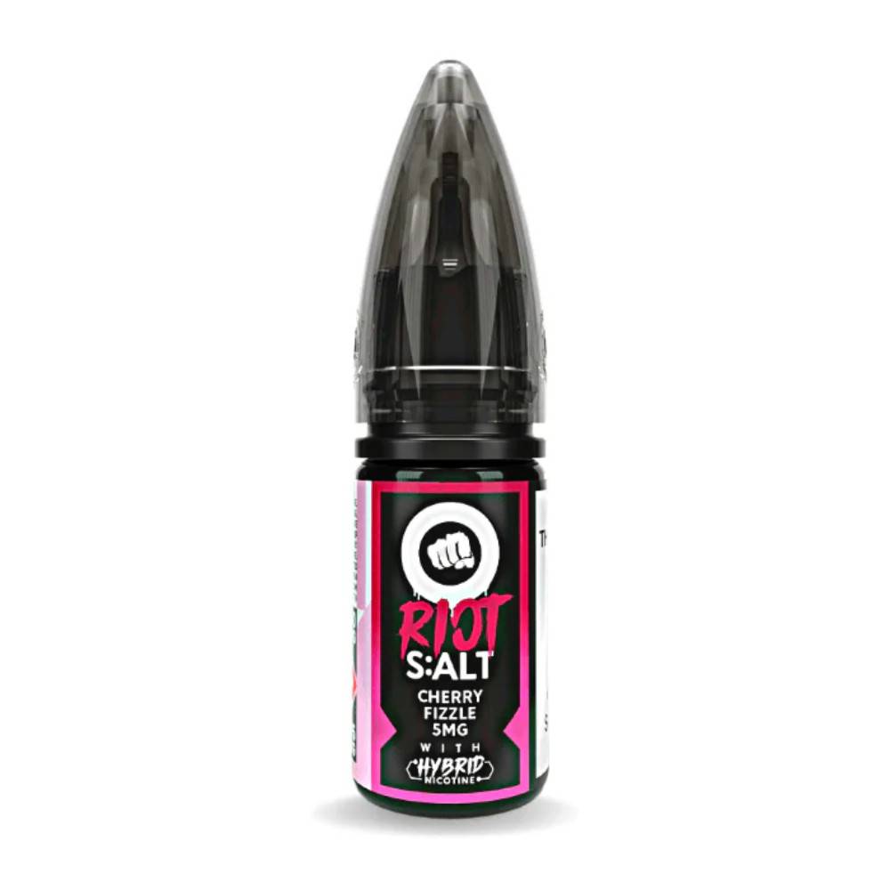 Riot Squad Nic Salt e liquids 10ml Box of 10 Cherry Fizzle 10mg