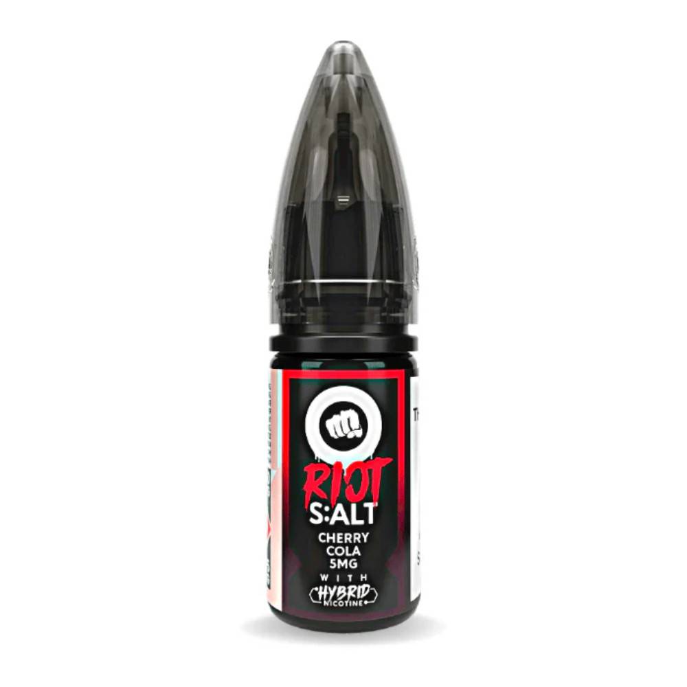 Riot Squad Nic Salt e liquids 10ml Box of 10 Cherry Cola 10mg