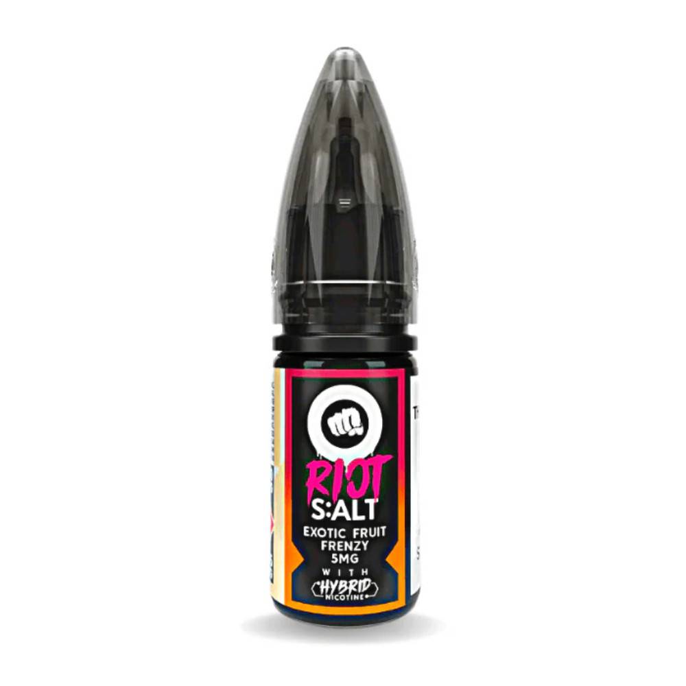 Riot Squad Nic Salt e liquids 10ml Box of 10 Exotic Fruit 10mg
