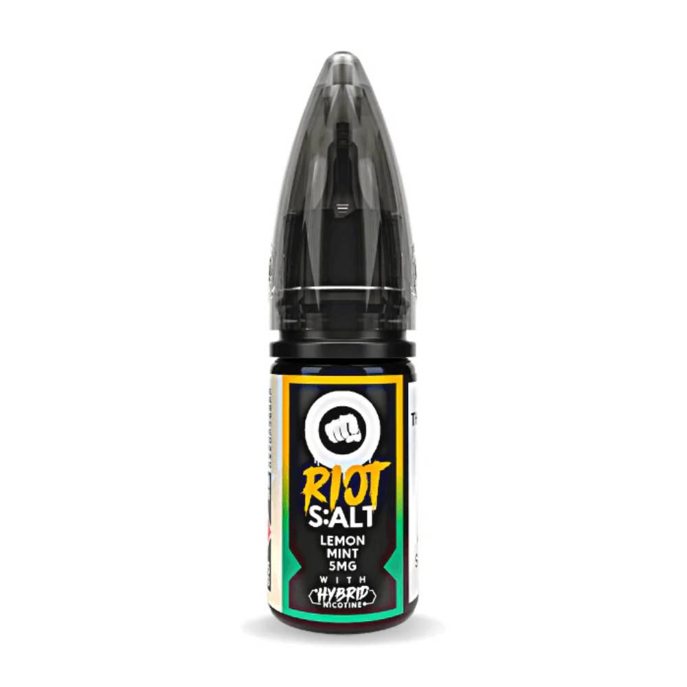 Riot Squad Nic Salt e liquids 10ml Box of 10 Lemon Mint 20mg