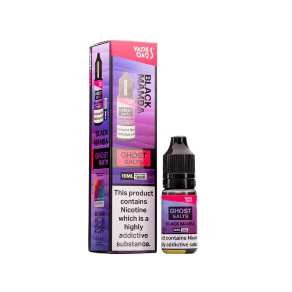 Ghost 3500 Nic Salts e liquids 10ml Box of 10 Black Mamba 20mg