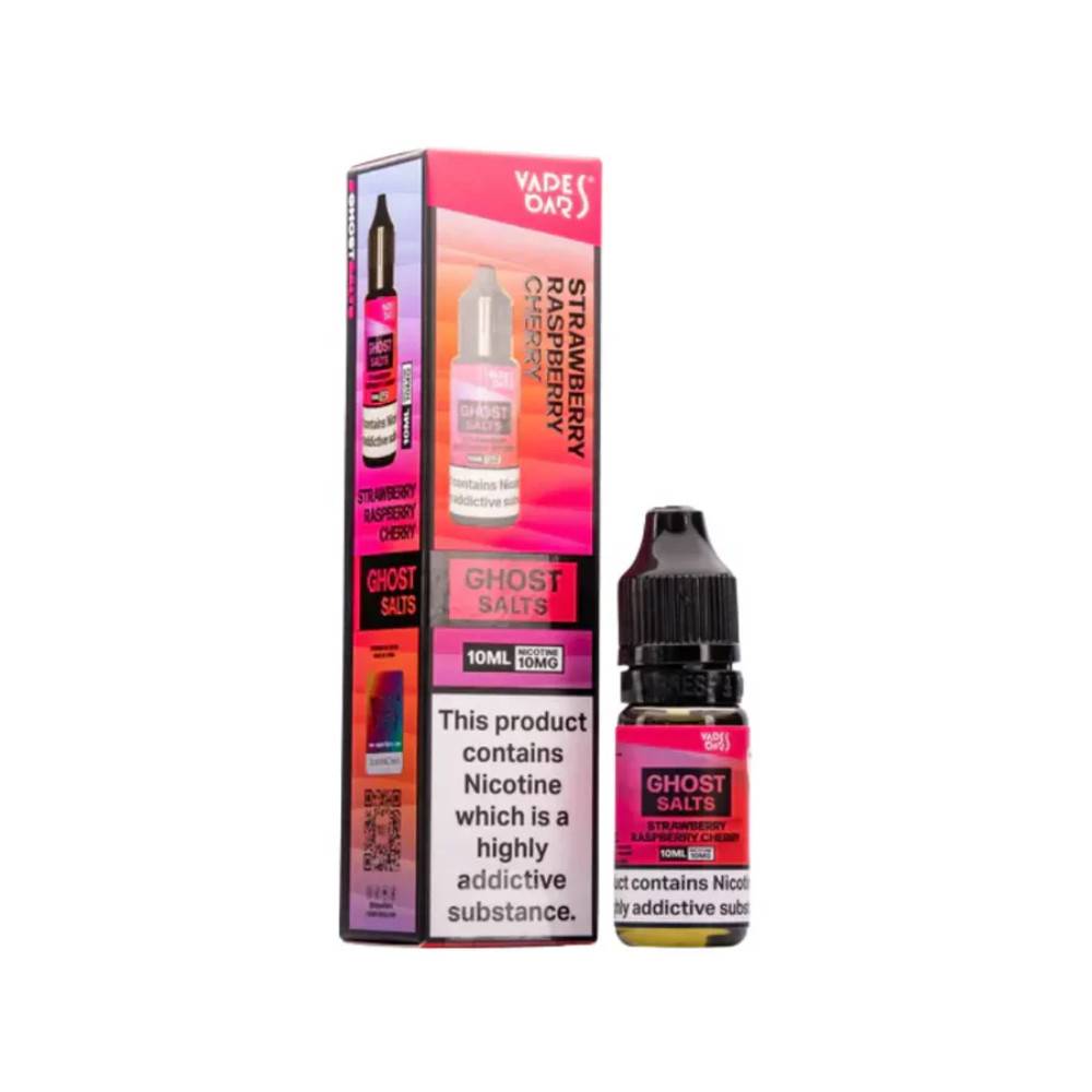 Ghost 3500 Nic Salts e liquids 10ml Box of 10 Strawberry Raspberry Cherry 20mg