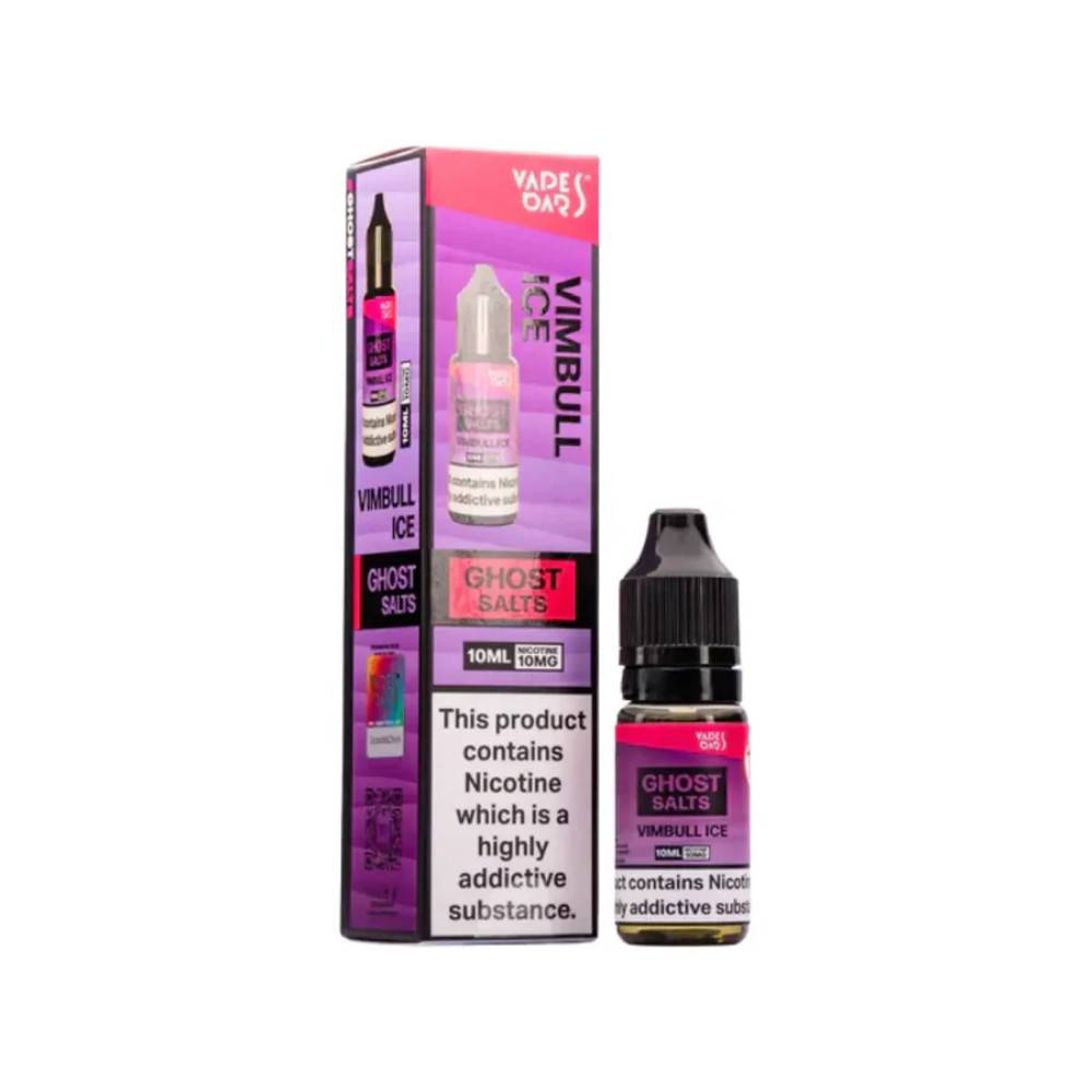 Ghost 3500 Nic Salts e liquids 10ml Box of 10 VimBull Ice 10mg