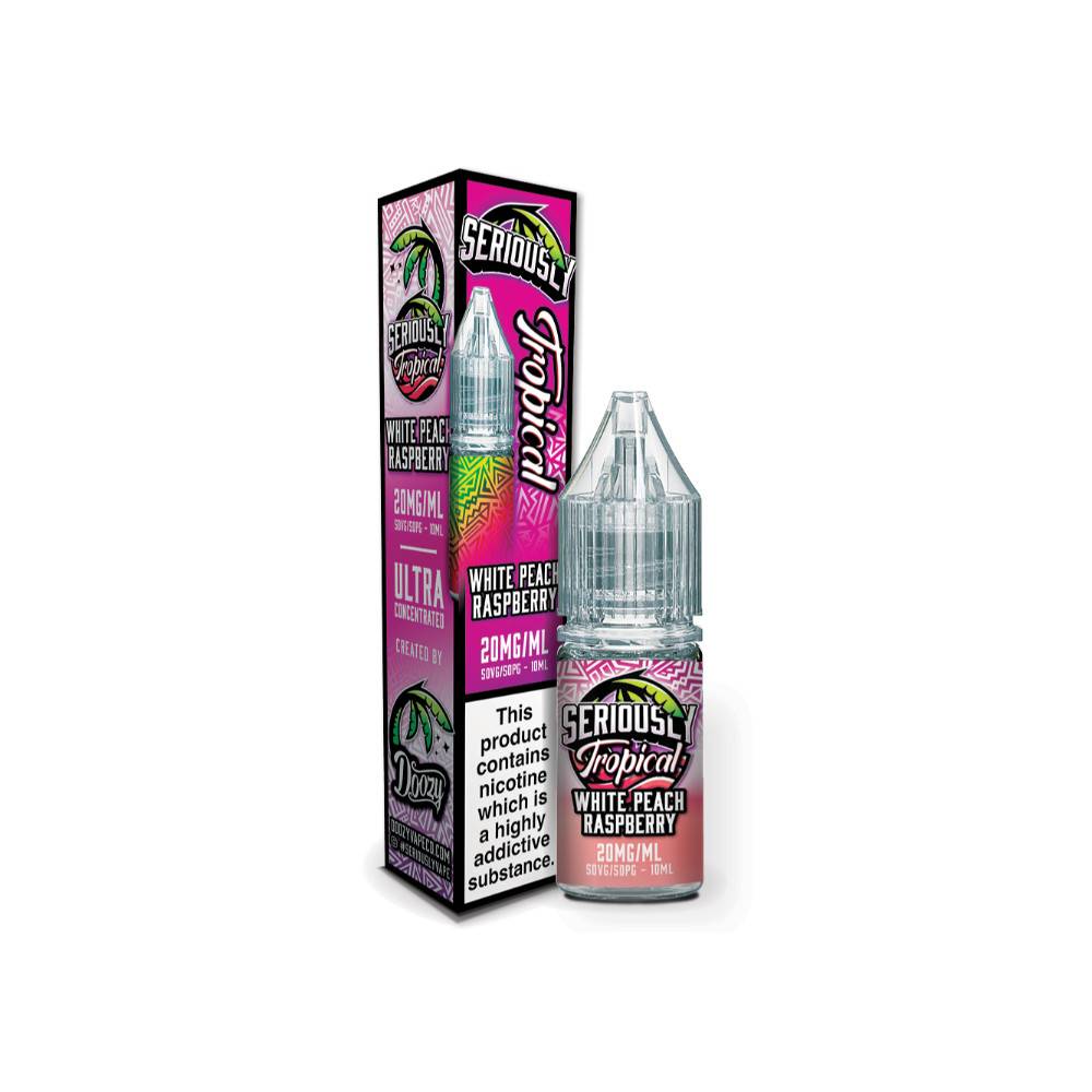 Doozy Serious Tropical Nic Salts e liquids 10ml - 10Packs White Peach Raspberry 10mg