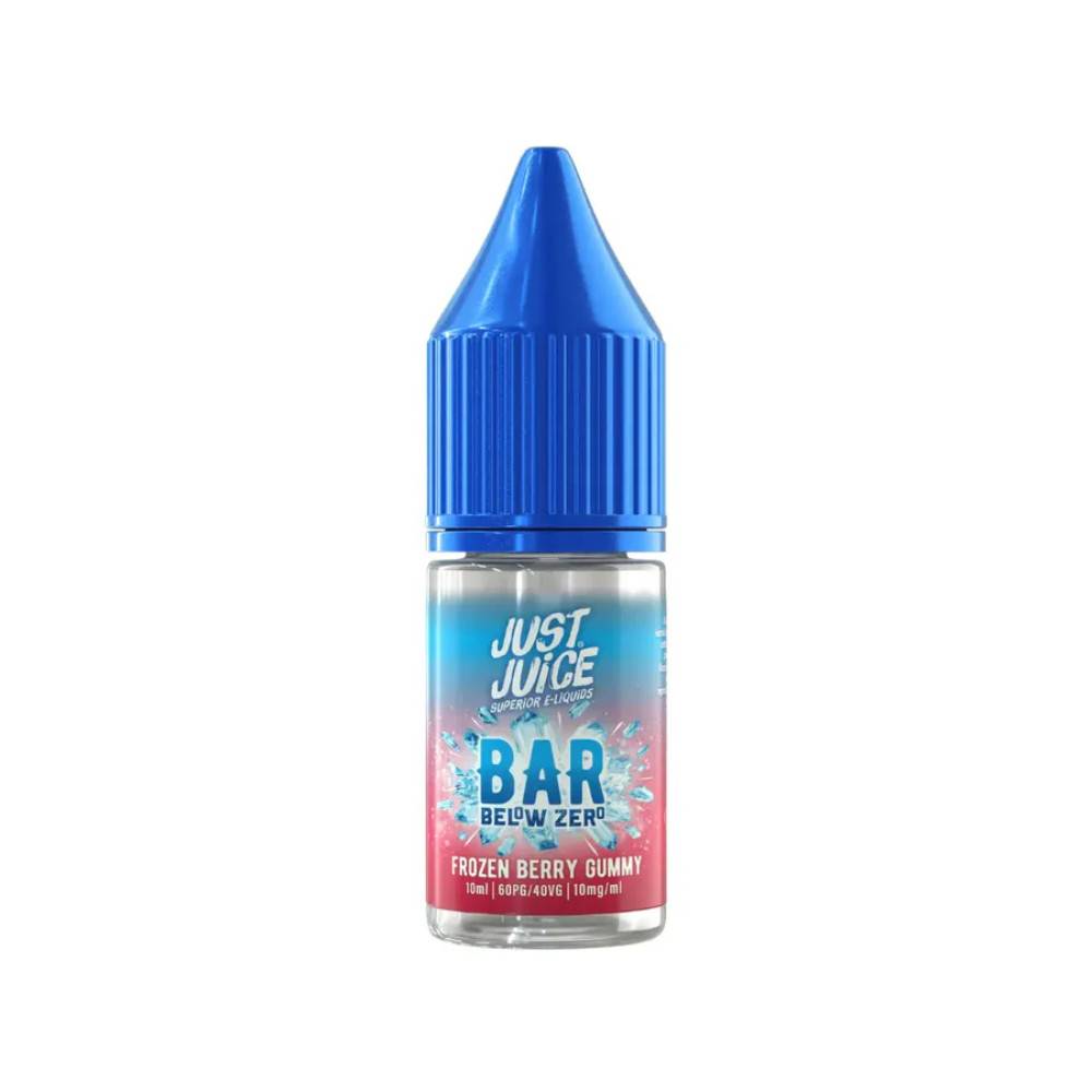 Just Juice Below Zero Nic Salts e liquids 10ml Box of 5 Frozen Berry Gummy 20mg