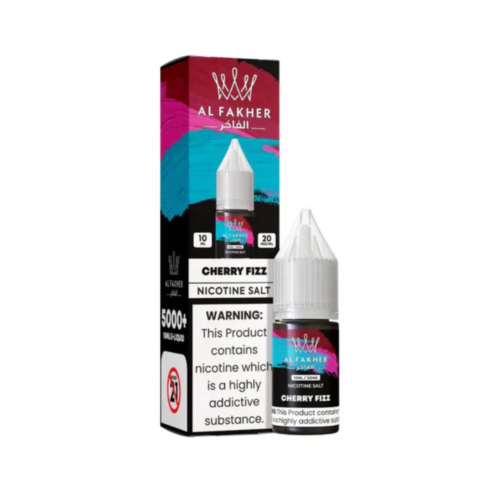 Al Fakher Nic Salts e liquids 10ml Box of 10 Cherry Fizz 10mg