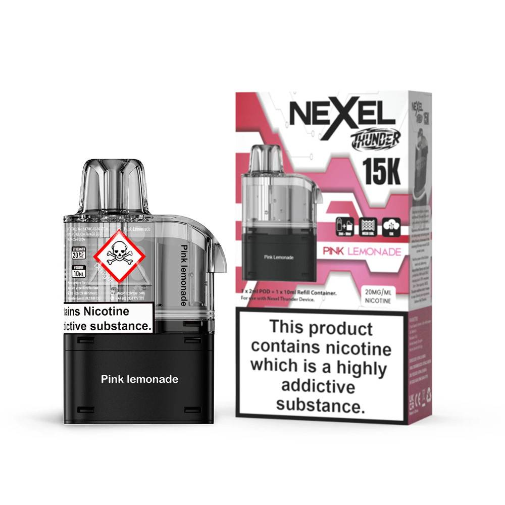 Nexel Thunder 15k Pods Pack of 10 Pink Lemonade