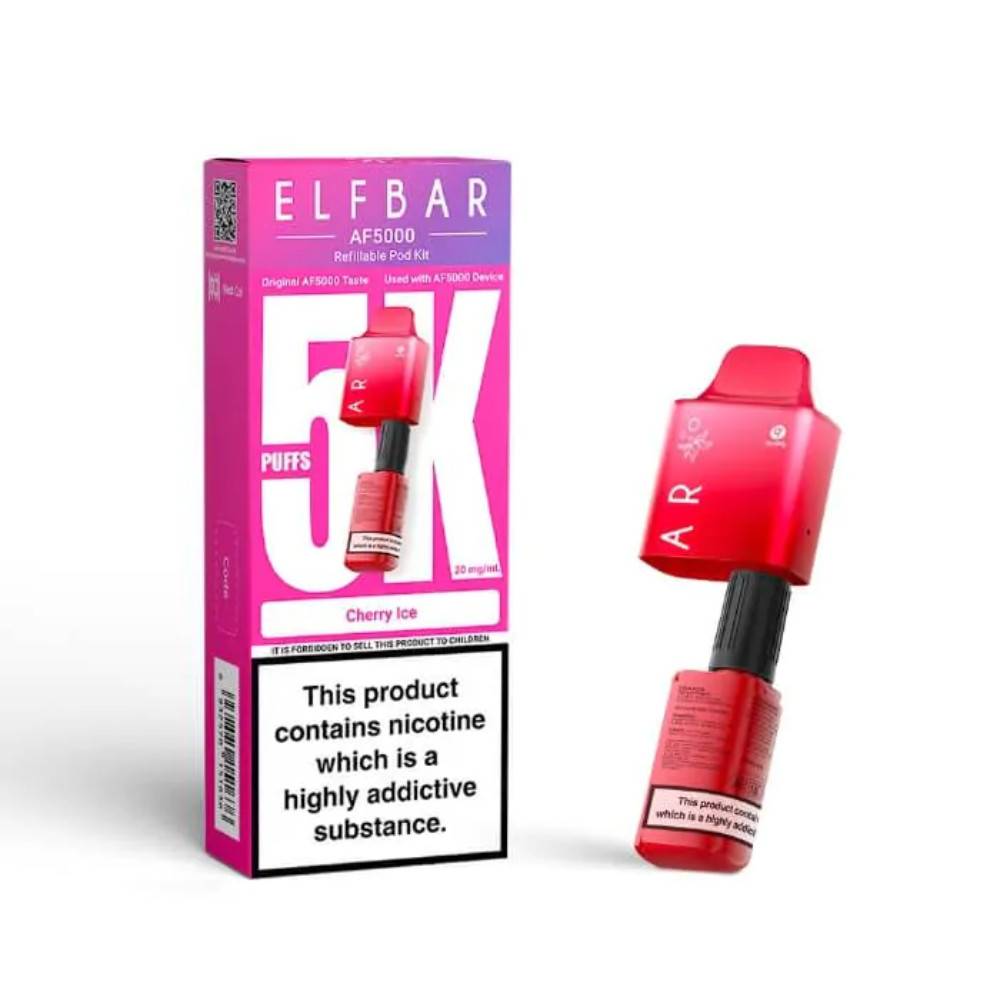 Elf bar AF5000 Pods Pack of 5 Cherry Ice