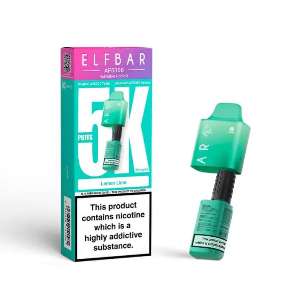 Elf bar AF5000 Pods Pack of 5 Lemon Lime