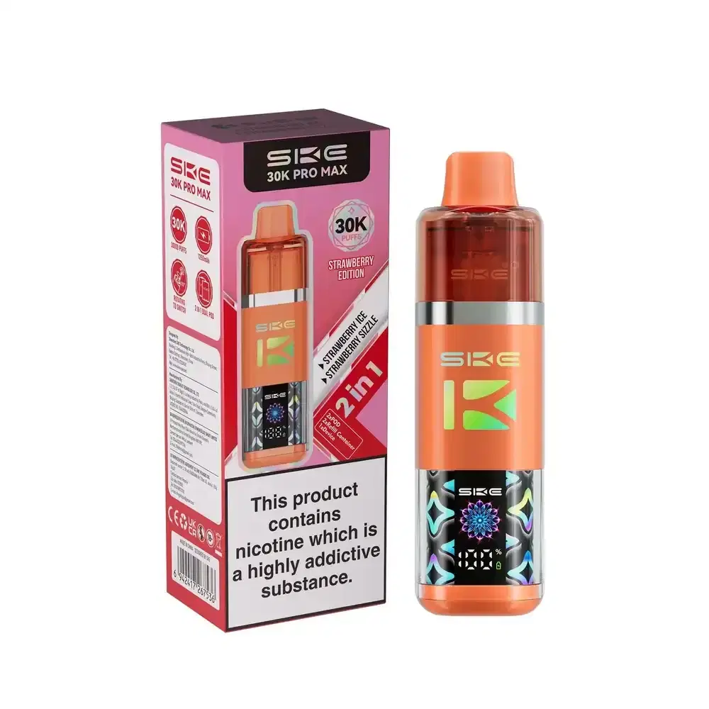 Ske 30k Pro Max Vape Kit Box of 5 Strawberry Edition
