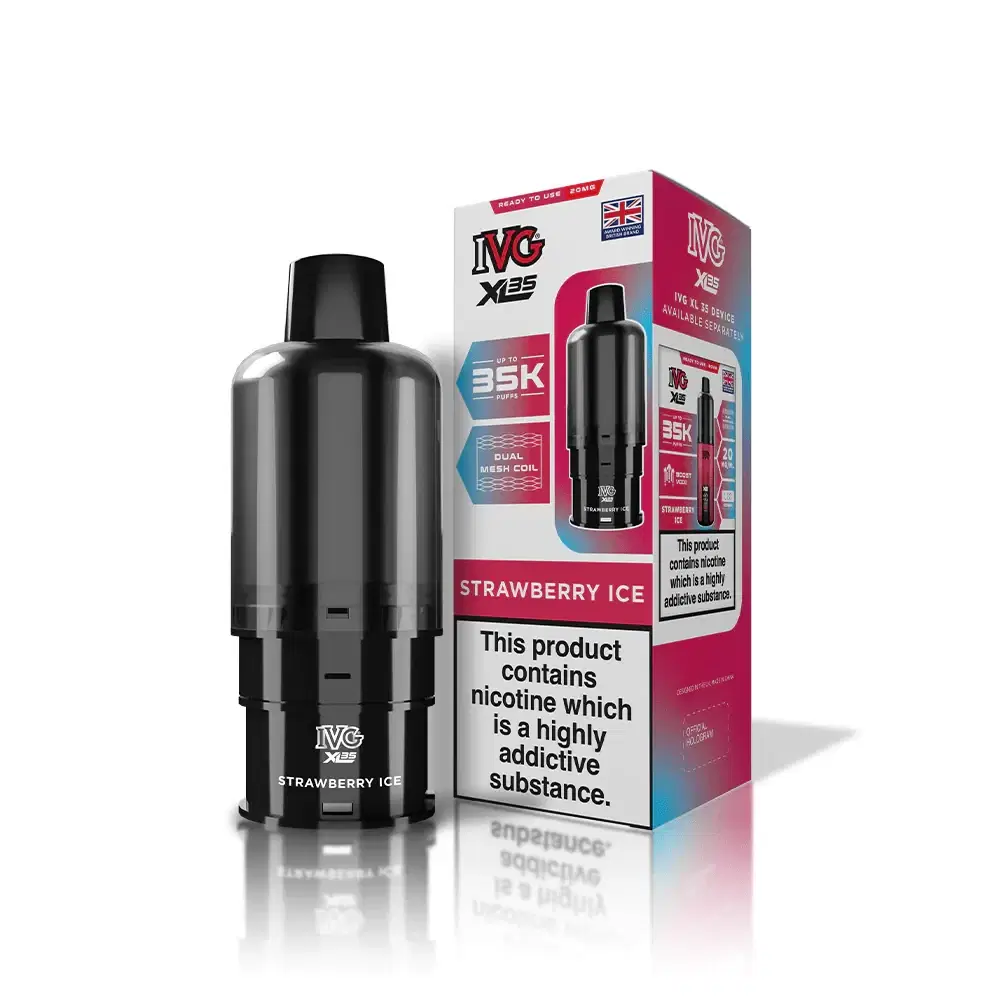 IVG xl 35k Prefilled Pods Pack of 5 Strawberry Ice