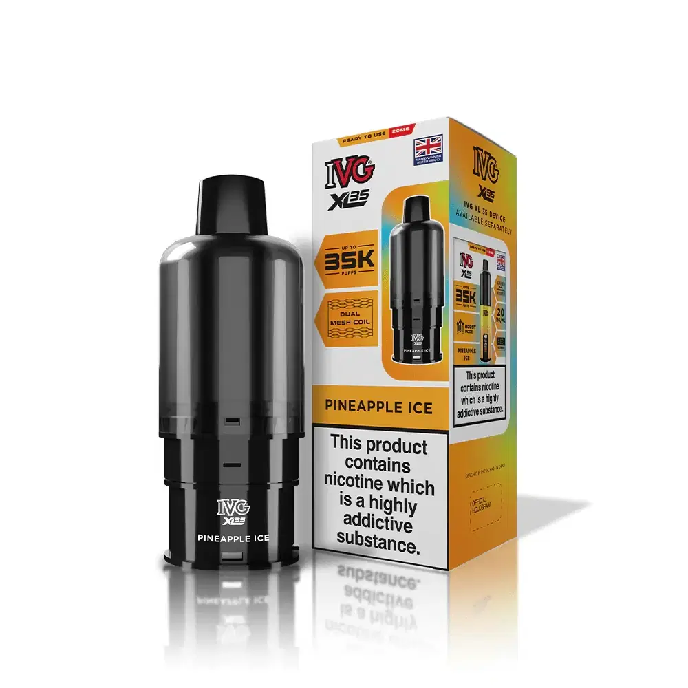 IVG xl 35k Prefilled Pods Pack of 5 Pineapple Ice