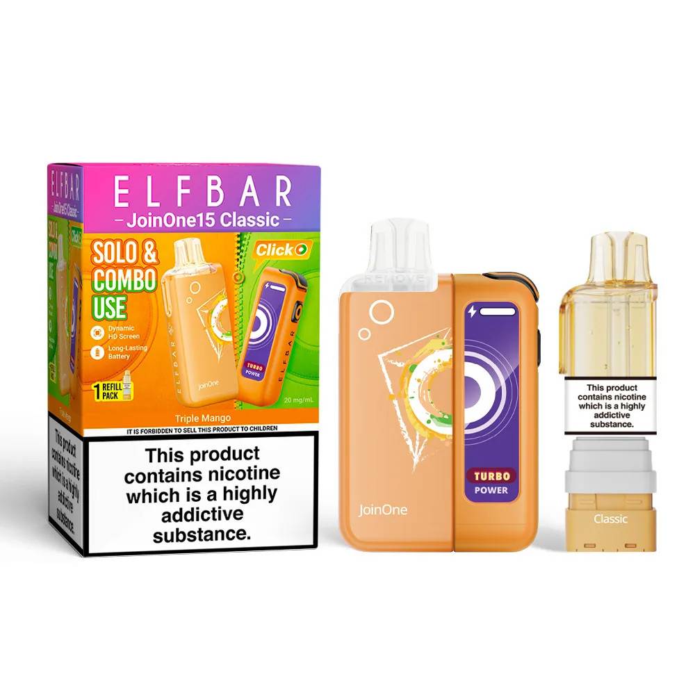 Elf Bar JoinOne30 Classic Vape Kit Box of 5 Triple Mango