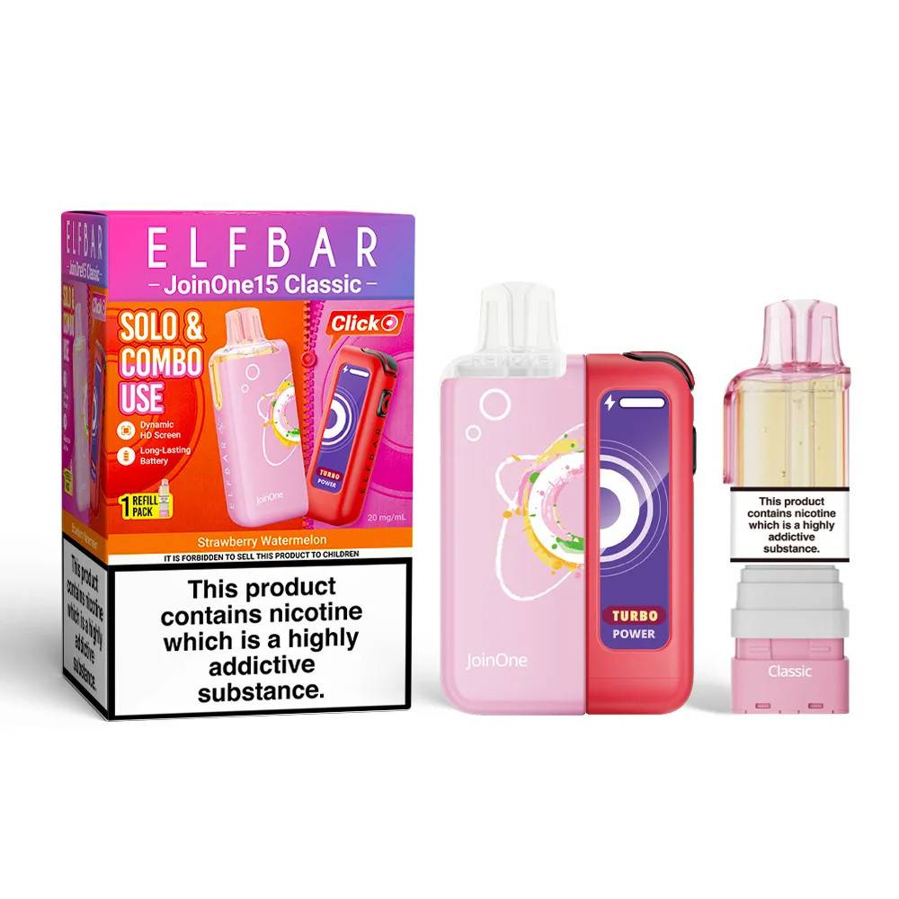 Elf Bar JoinOne30 Classic Vape Kit Box of 5 Strawberry Watermelon