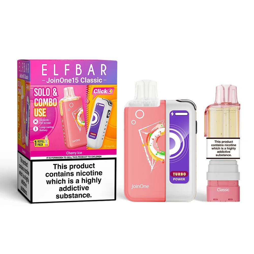 Elf Bar JoinOne30 Classic Vape Kit Box of 5 Cherry Ice