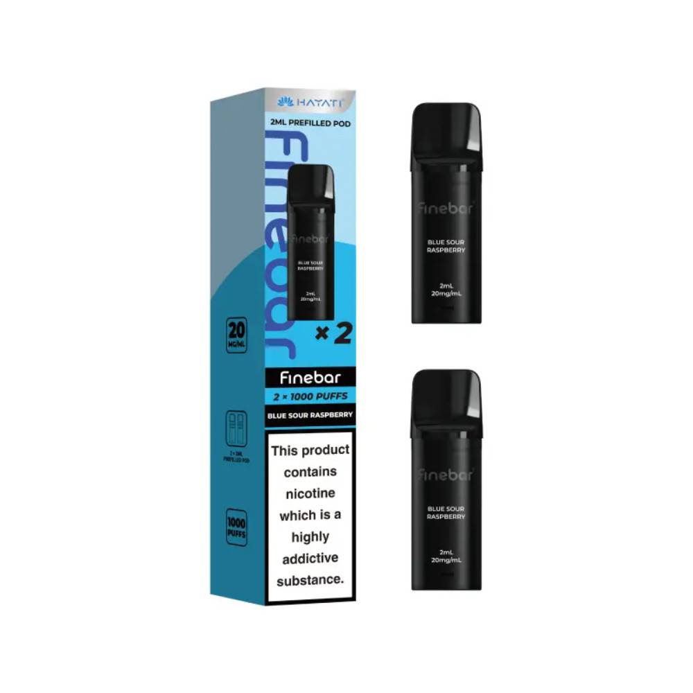 Hayati Finebar Prefilled Pod Pack of 10 Blueberry Sour Raspberry