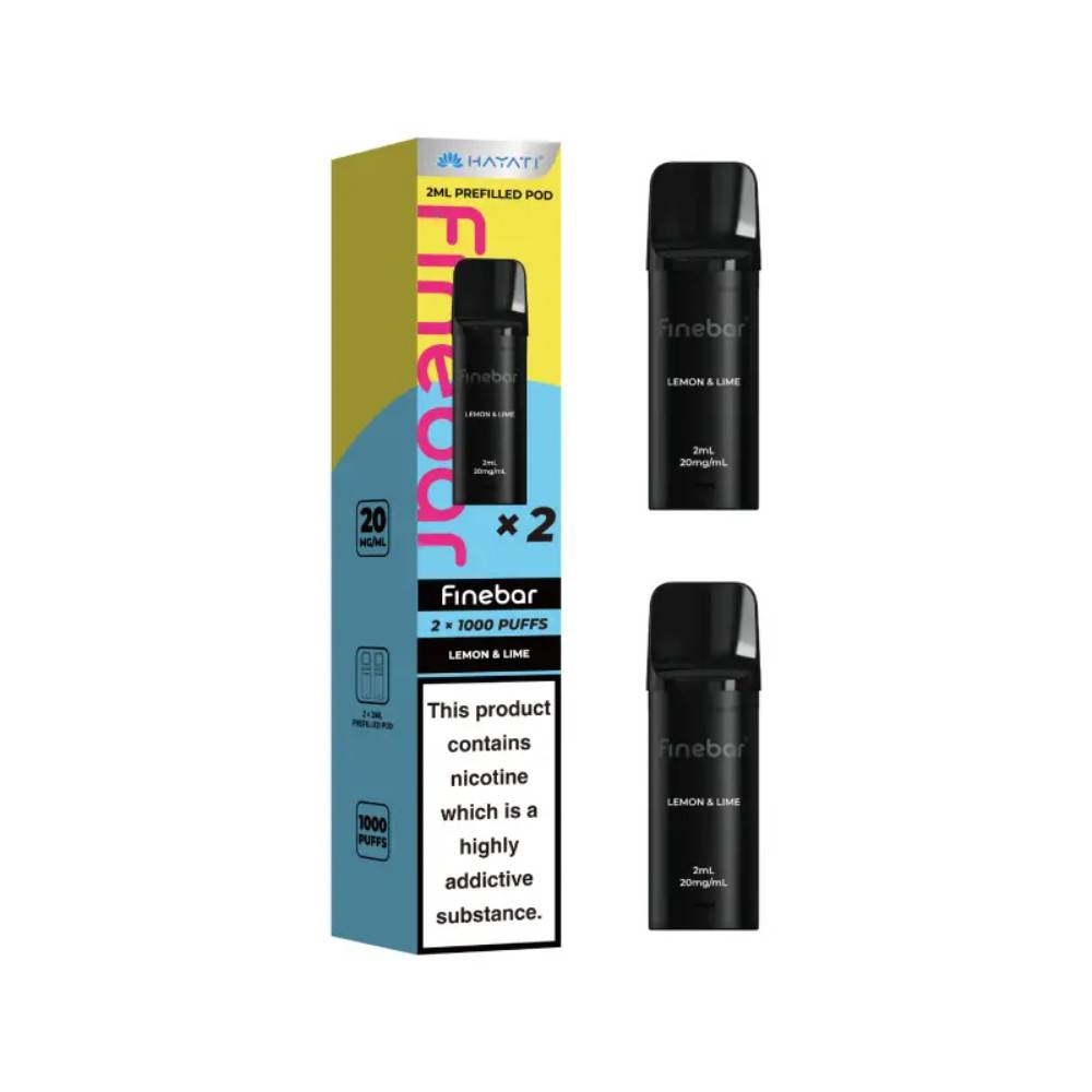 Hayati Finebar Prefilled Pod Pack of 10 Lemon Lime
