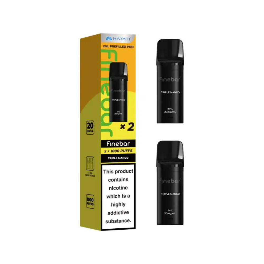 Hayati Finebar Prefilled Pod Pack of 10 Triple Mango