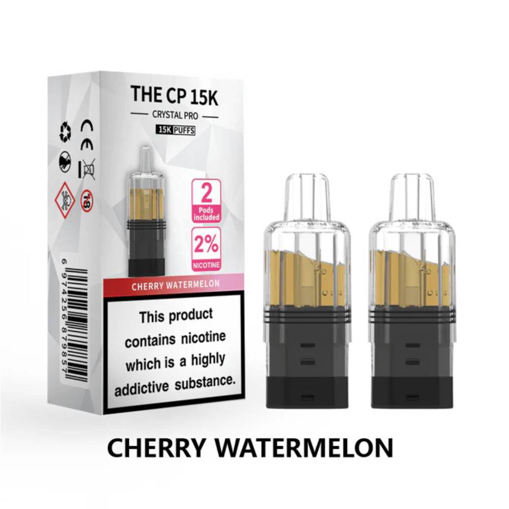 Crystal Pro CP 15k Prefilled Pods Pack of 5 Cherry Watermelon