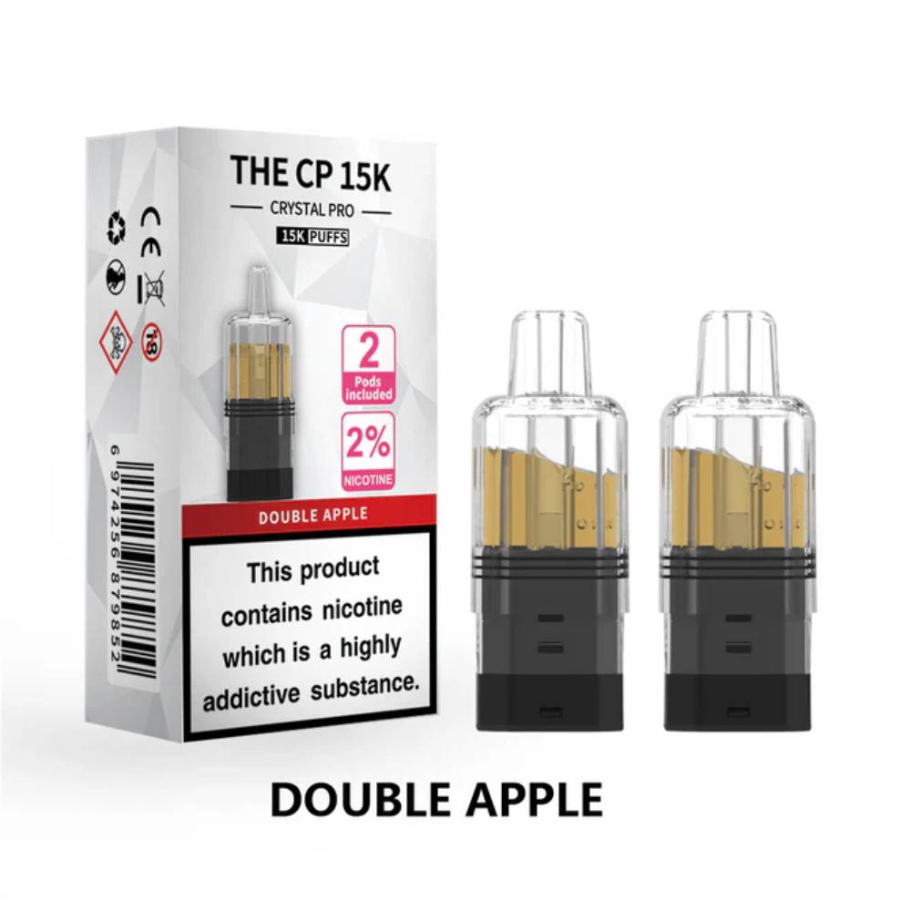 Crystal Pro CP 15k Prefilled Pods Pack of 5 Double Apple