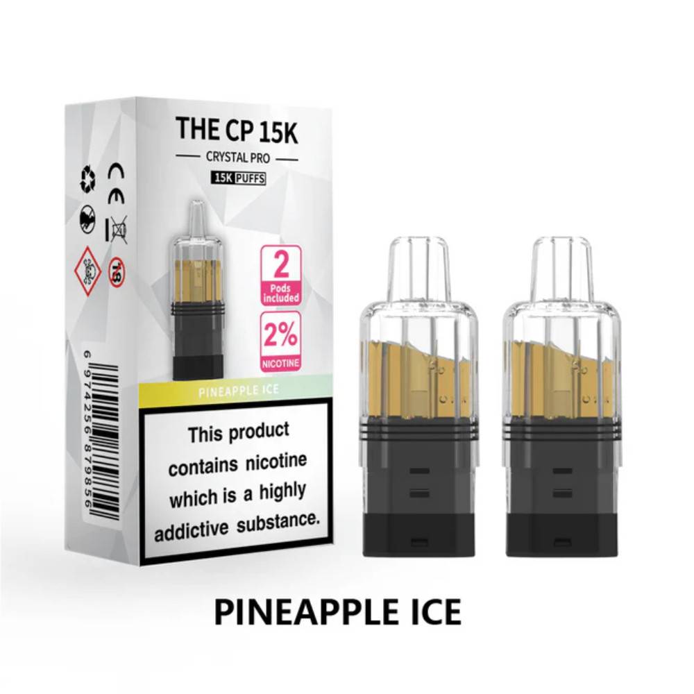 Crystal Pro CP 15k Prefilled Pods Pack of 5 Pineapple Ice