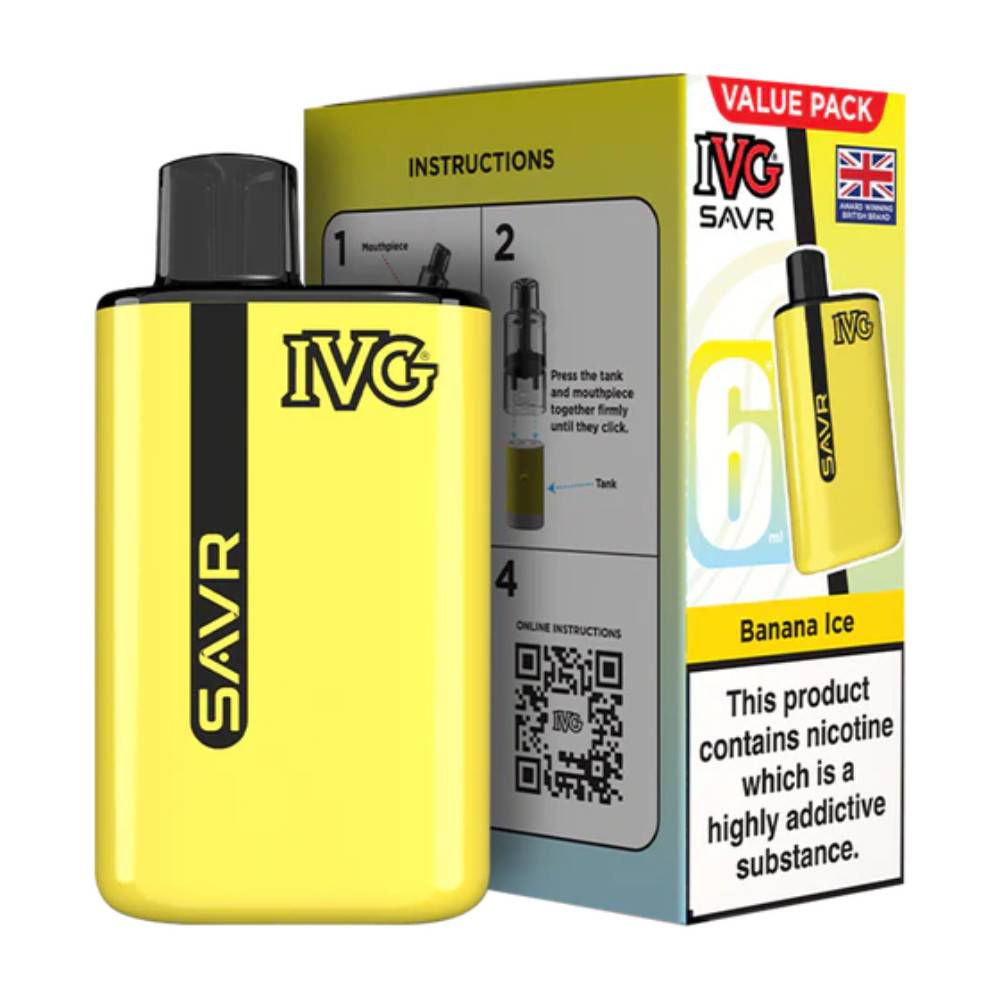IVG Savr 3000 Vape Kit Box of 5