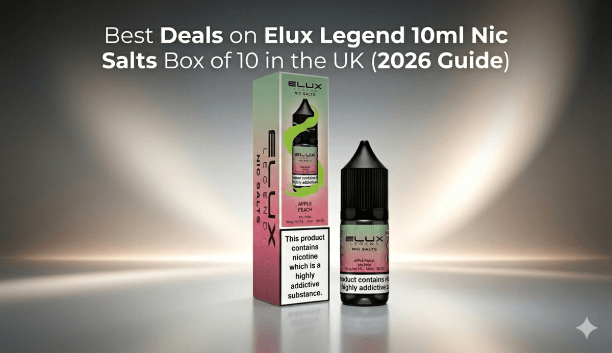 Best Deals on Elux Legend 10ml Nic Salts Box of 10 in the UK