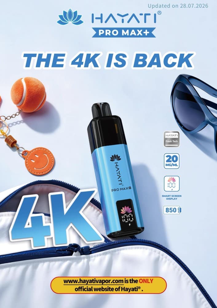 Hayati Pro Max Plus 4000 Pod Vape Kit Box of 5