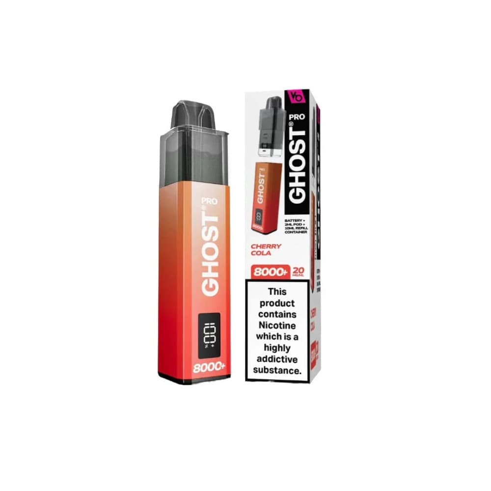  Cherry Cola Ghost Pro 8000 Prefilled Vape Kit Box of 5