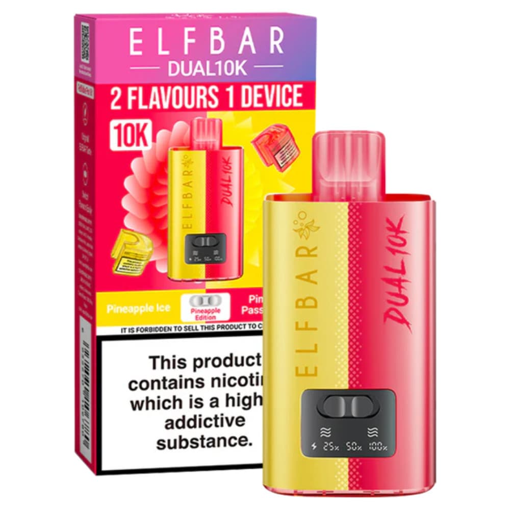  Pineapple Edition Elf Bar Dual 10k Vape Kit Box of 5