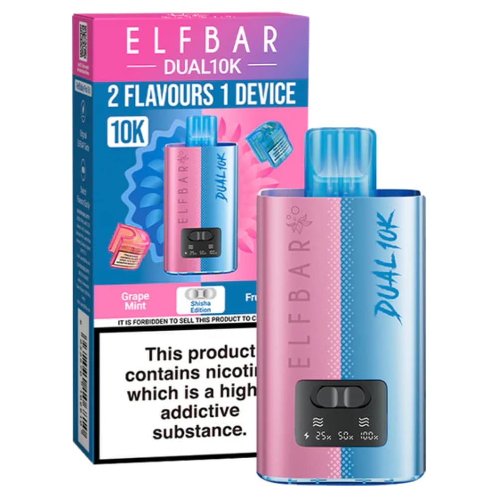  Shisha Edition Elf Bar Dual 10k Vape Kit Box of 5