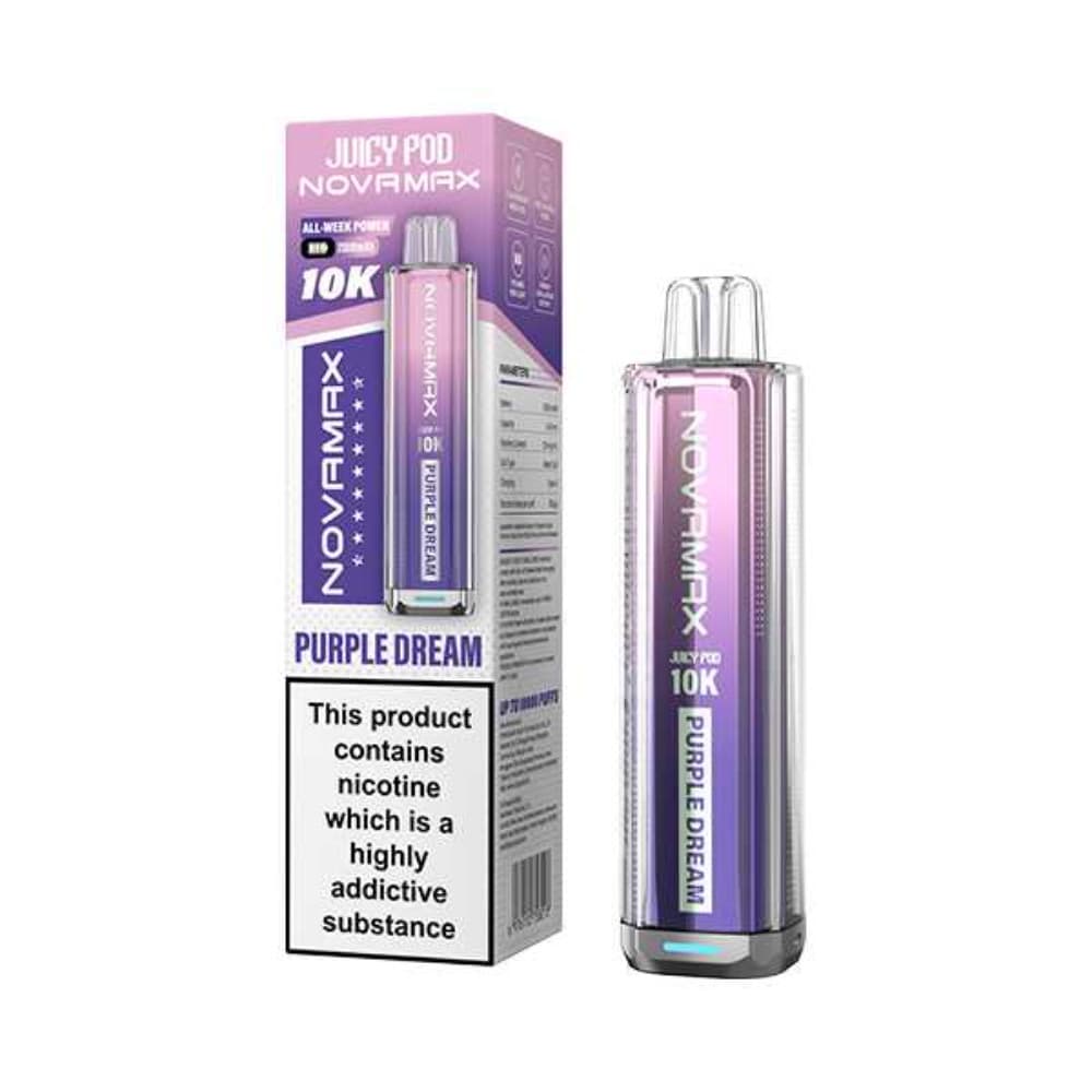  Purple Dream Juicypod Novamax 10k Vape Kit Box of 5