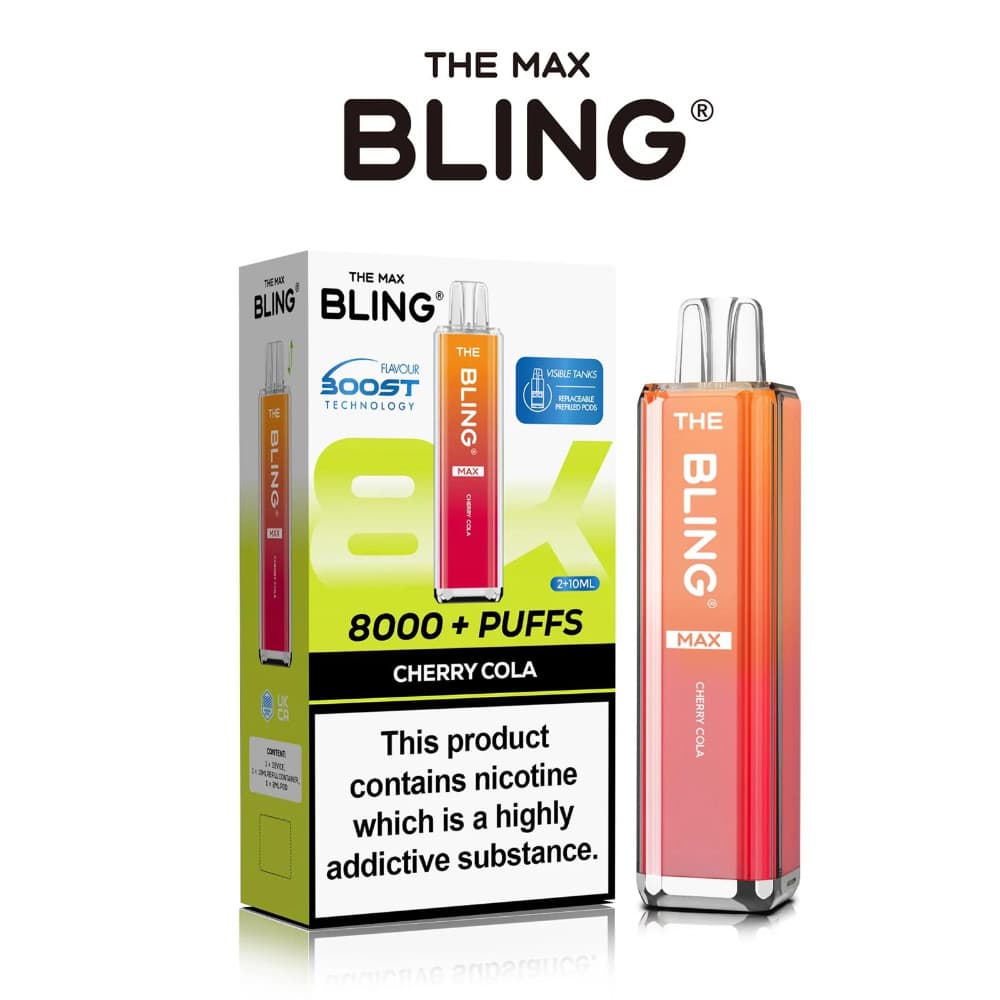  Cherry Cola The Crystal Bling Pro Max 10k Vape Kit Box of 5