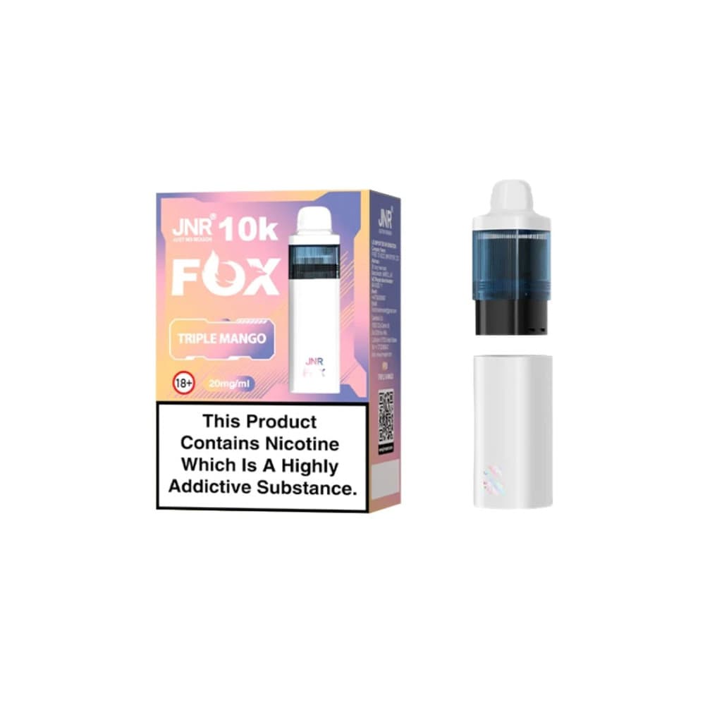  Triple Mango JNR Fox 10k Prefilled Pods Pack of 5