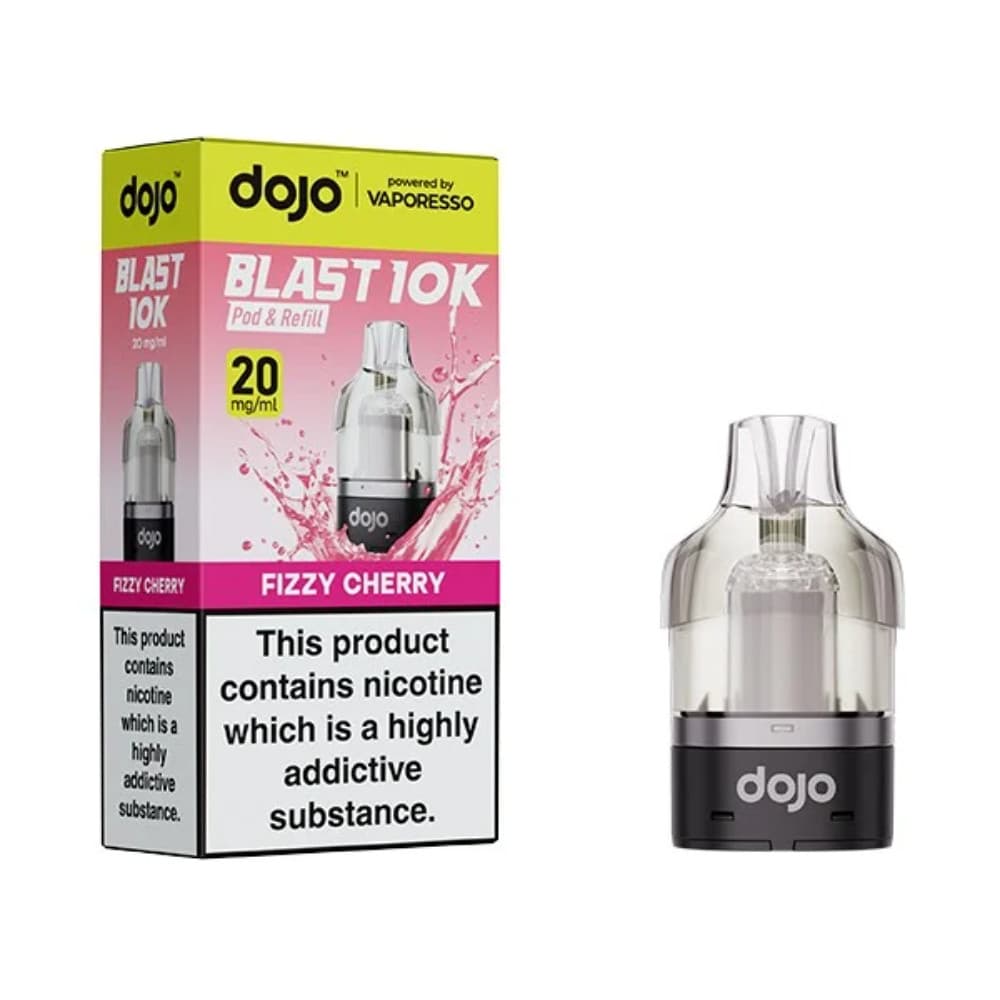  Fizzy Cherry Vaporesso Dojo Blast 10K Pods Pack of 5