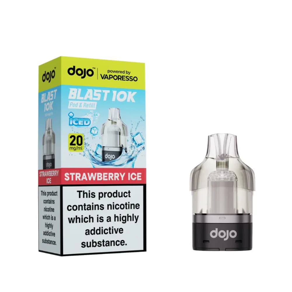  Strawberry Ice Vaporesso Dojo Blast 10K Pods Pack of 5