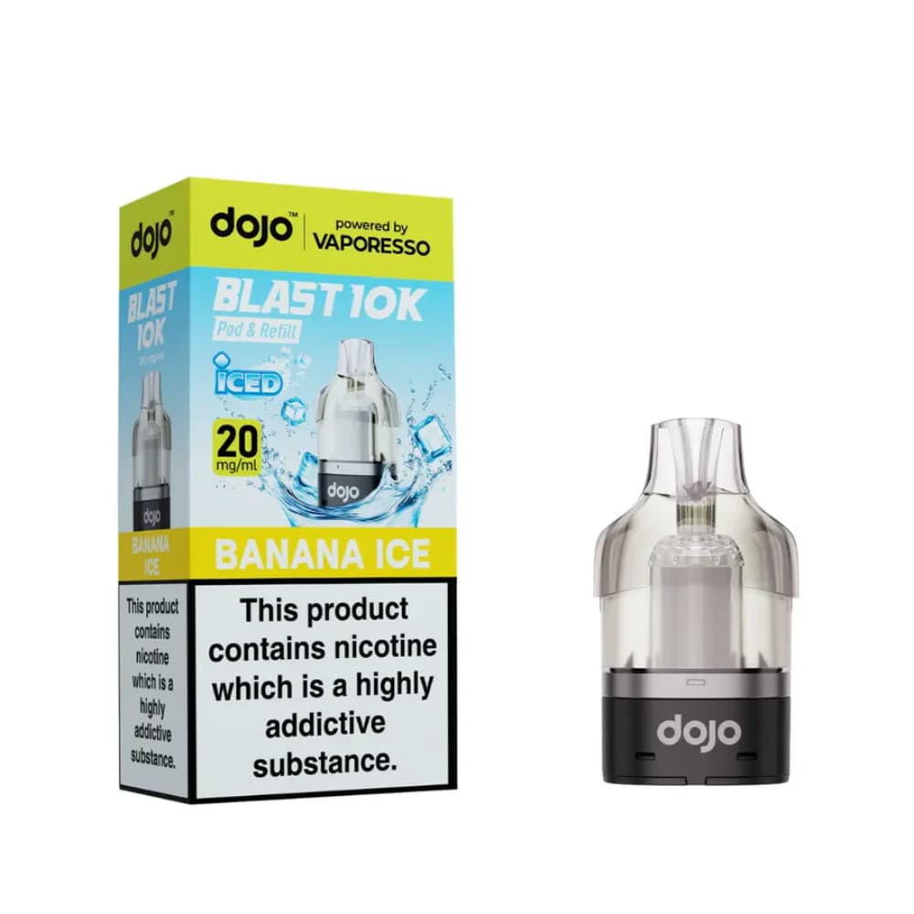 Banana Ice Vaporesso Dojo Blast 10K Pods Pack of 5