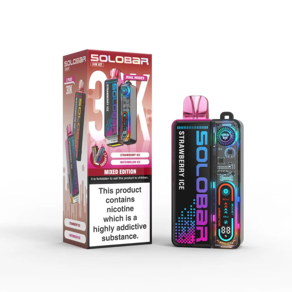  Mixed Edition Solobar Boost 30k Vape Kit Box of 5