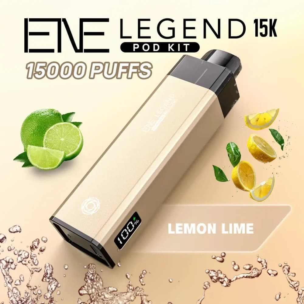  Lemon Lime Elux Ene Legend 15k Vape Kit Box of 5