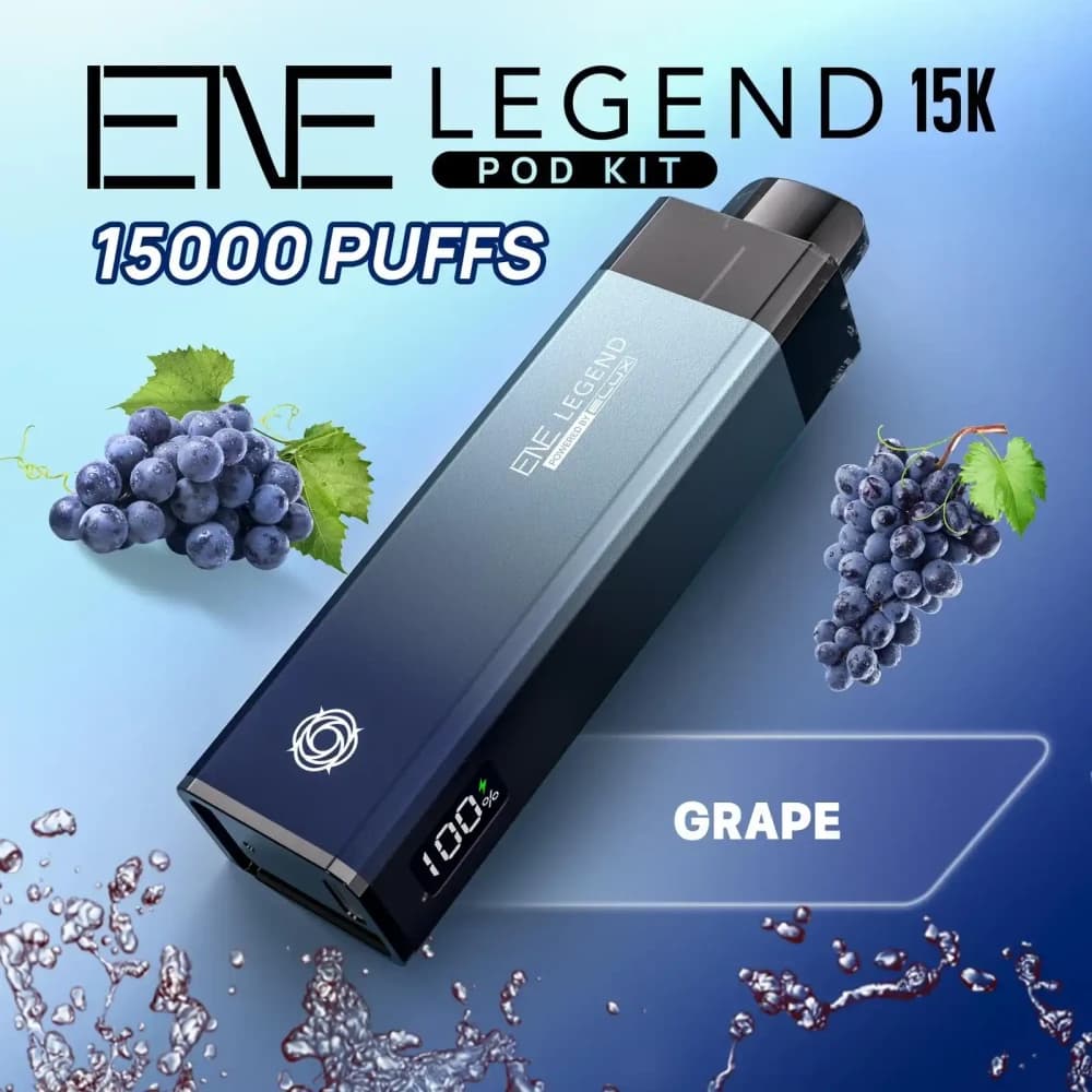  Grape Elux Ene Legend 15k Vape Kit Box of 5