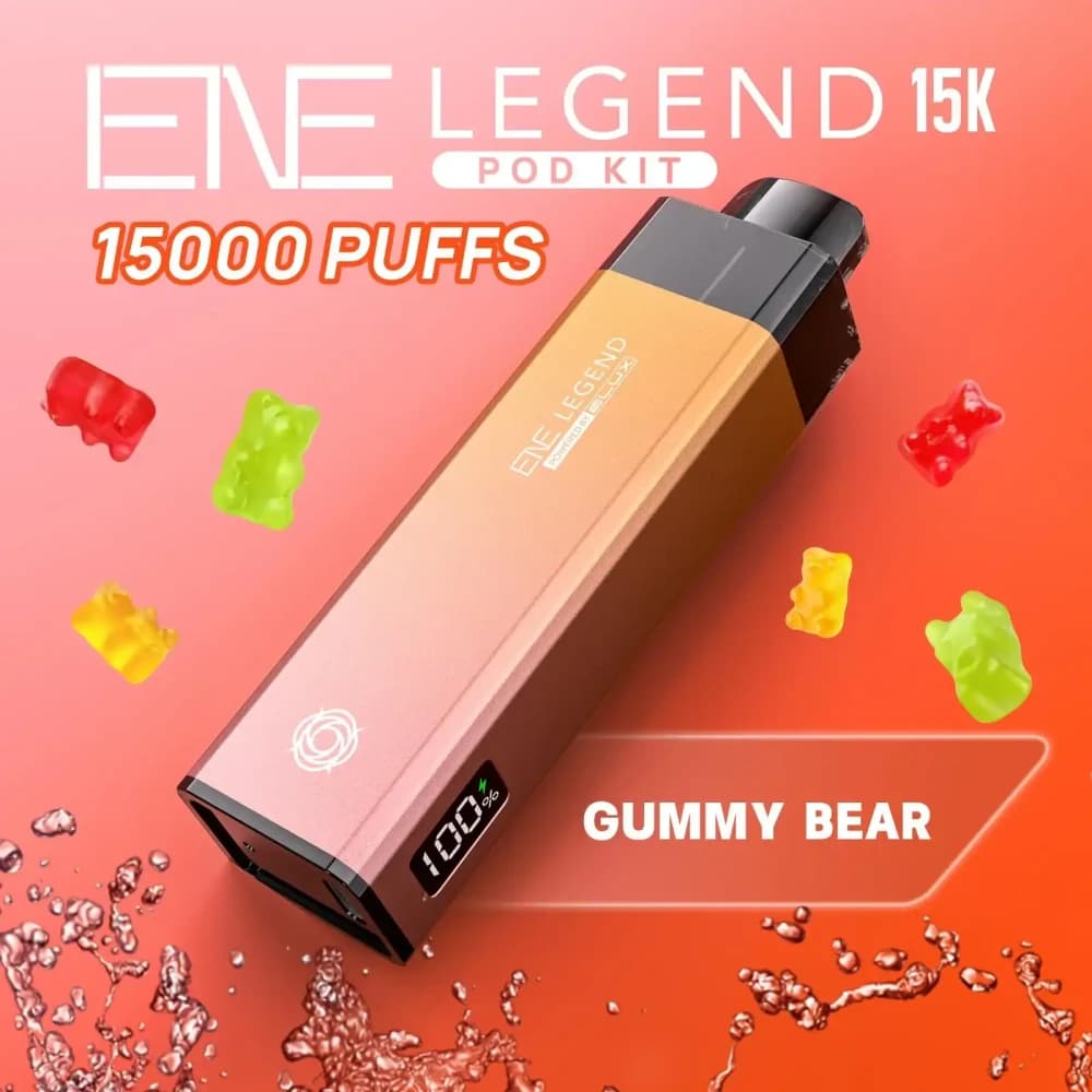  Gummy Bear Elux Ene Legend 15k Vape Kit Box of 5