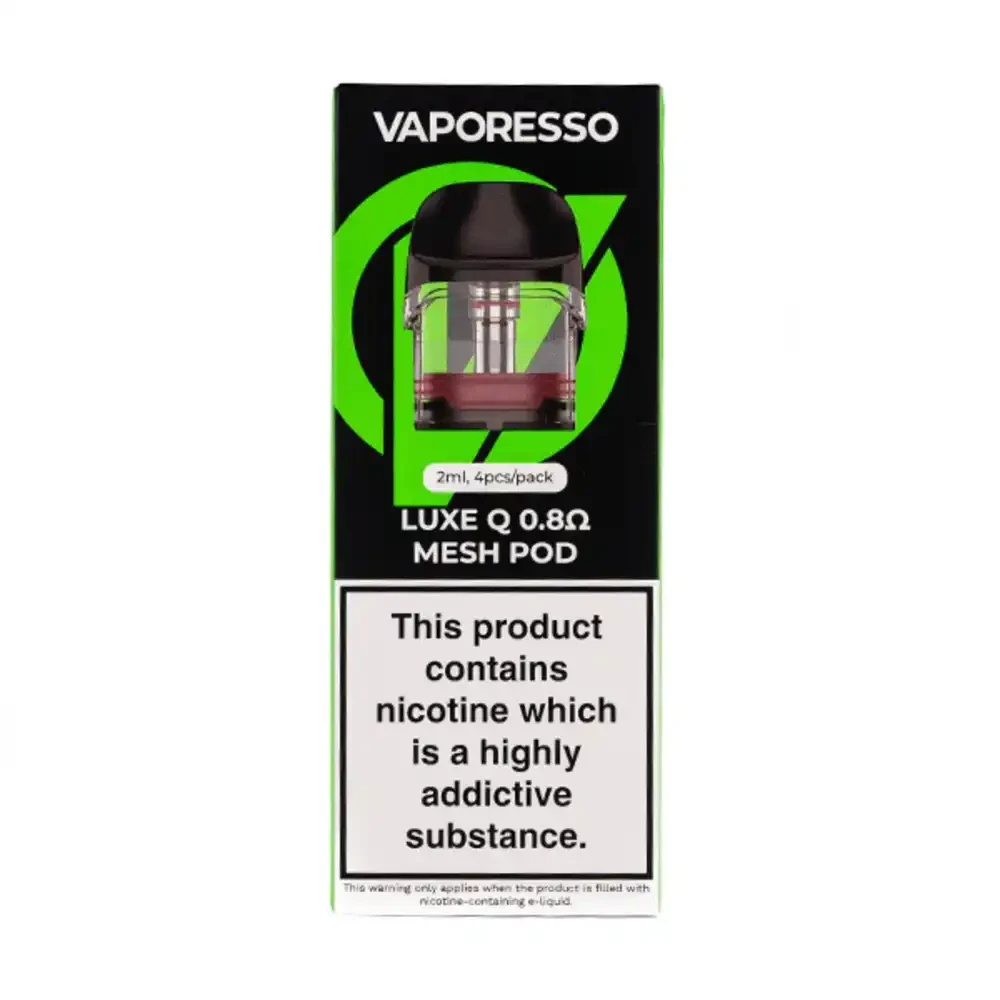 0.8ohm Mesh Pod Vaporesso Luxe Q Replacement Pods 2 Packs
